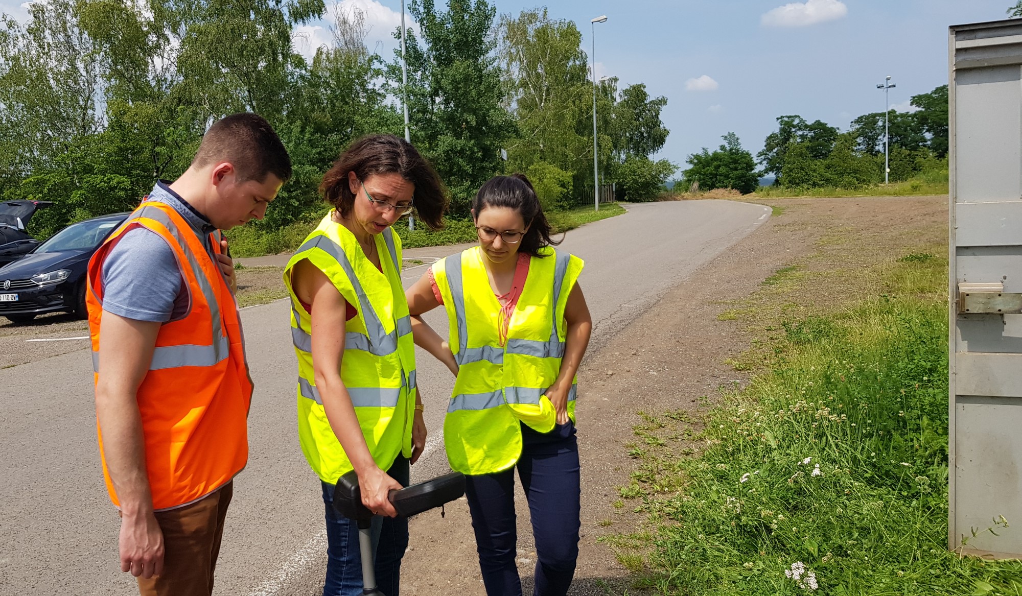 formées en détection de réseaux et géoréférencement en vue d'être qualifiée auditeur